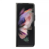 Arvaa Samsung Galaxy Z Fold 5 Kuori 4G Metallinen Kolmio Strassikivi Musta