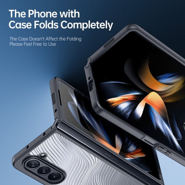Dux Ducis Samsung Galaxy Z Fold 5 -kuori Aimo Series Musta