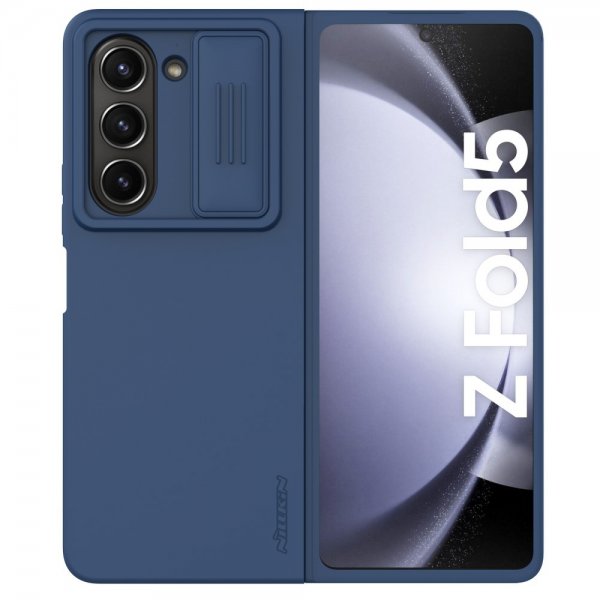 Nillkin Samsung Galaxy Z Fold 5 -suojakuori CamShield Silky, sininen