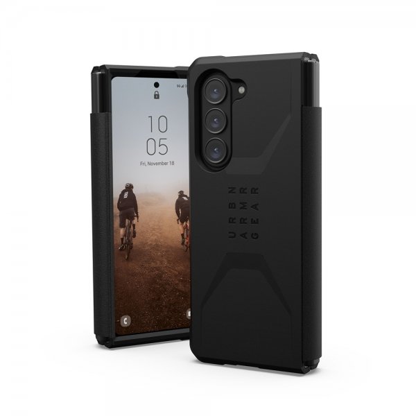 Urban Armor Gear (UAG) Samsung Galaxy Z Fold 5 Kotelo Civilian Musta