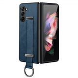 Sulada Samsung Galaxy Z Fold 5 kuoret, Fashion Series, sininen