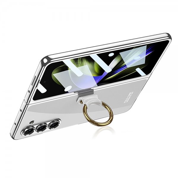 GKK Samsung Galaxy Z Fold 5 -kuori, sormuspidike, vihreä