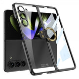 GKK Samsung Galaxy Z Fold 5 -kuori, sormuspidike, musta