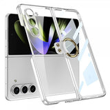 GKK Samsung Galaxy Z Fold 5 -kuori, sormirengas, läpinäkyvä
