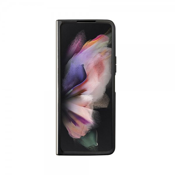 Guess Samsung Galaxy Z Fold 5 Glitter Flakes Metal Logo Suojakuori Musta