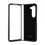 Karl Lagerfeld Samsung Galaxy Z Fold 5 Suojakuori Ikonik Metal Pin Musta