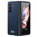 Sulada Samsung Galaxy Z Fold 5 Kuoret Litsi Sininen
