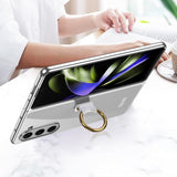GKK Samsung Galaxy Z Fold 5 -kuori sormipidikkeellä, hopea