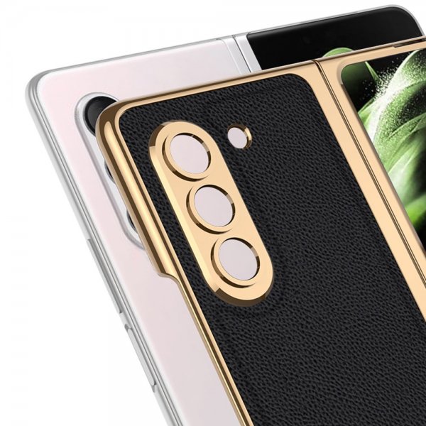 GKK Samsung Galaxy Z Fold 5 -kuori pinnoitetulla reunalla, vihreä