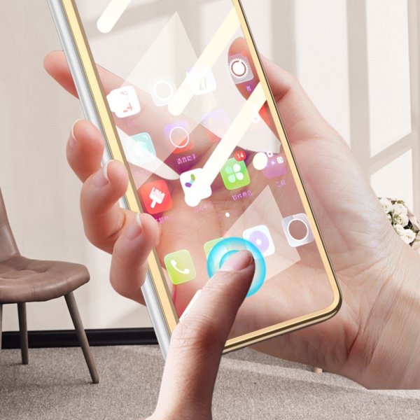 GKK Samsung Galaxy Z Fold 5 kuori, pinnoitettu reuna, ristiinkuvioitu, musta