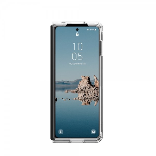 Urban Armor Gear (UAG) Samsung Galaxy Z Fold 5 -kuori Plyo Pro MagSafe Ice/Silver