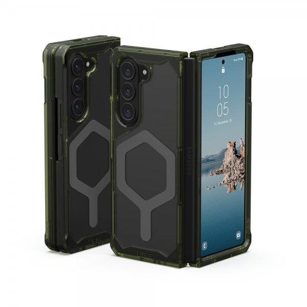 Urban Armor Gear (UAG) Samsung Galaxy Z Fold 5 -suojakuori Plyo Pro MagSafe Olive/Space Grey