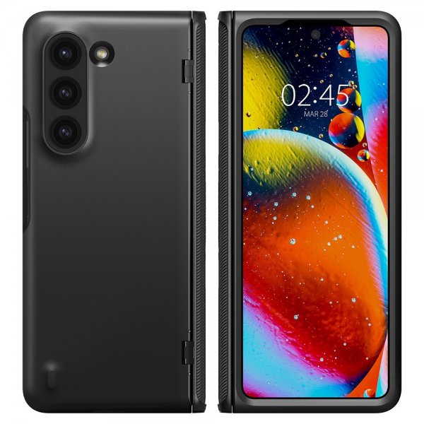 Spigen Samsung Galaxy Z Fold 5 -kuori Slim Armor Pro musta