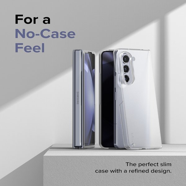 Ringke Samsung Galaxy Z Fold 5 -kuori, Slim Matte Clear