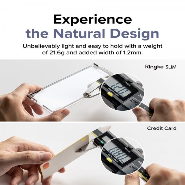 Ringke Samsung Galaxy Z Fold 5 -kuori, Slim Matte Clear
