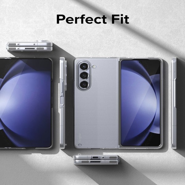 Ringke Samsung Galaxy Z Fold 5 -kuori, Slim Matte Clear