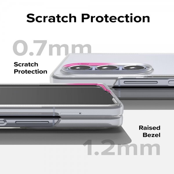 Ringke Samsung Galaxy Z Fold 5 -kuori, Slim Matte Clear