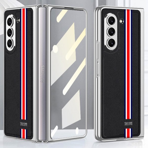 GKK Samsung Galaxy Z Fold 5 -kuori Stripe, musta