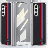 GKK Samsung Galaxy Z Fold 5 -kuori Stripe, musta