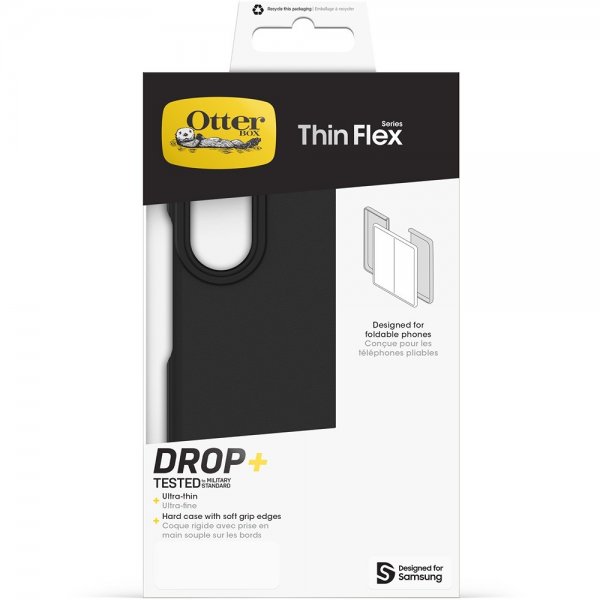 Otterbox Samsung Galaxy Z Fold 5 -kuori Thin Flex, musta