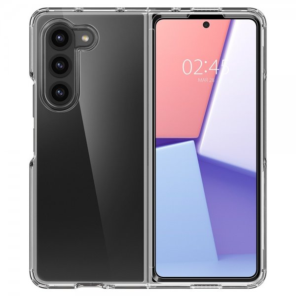 Spigen Samsung Galaxy Z Fold 5 -kuori, Ultra Hybrid Crystal Clear