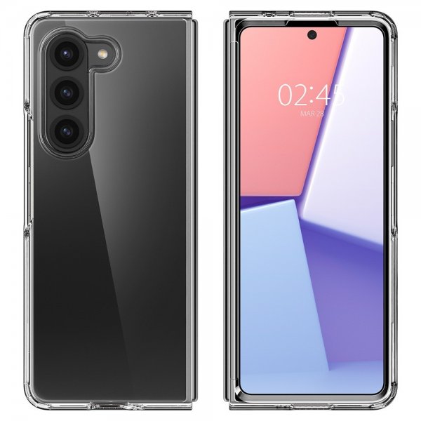 Spigen Samsung Galaxy Z Fold 5 -kuori, Ultra Hybrid Crystal Clear