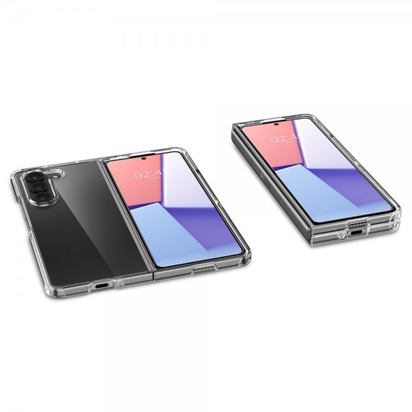 Spigen Samsung Galaxy Z Fold 5 -kuori, Ultra Hybrid Crystal Clear
