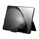 Qialino Samsung Galaxy Z Fold 6 Kotelo, aitoa nahkaa, musta