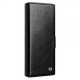 Qialino Samsung Galaxy Z Fold 6 Kotelo, aitoa nahkaa, musta