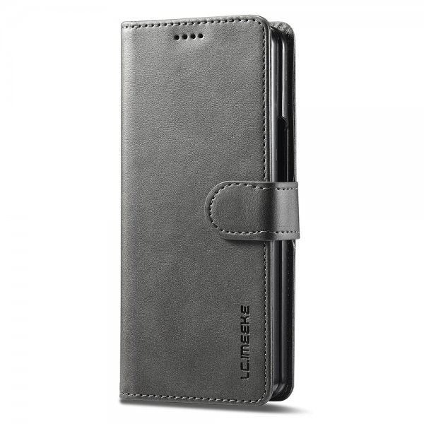Lc.Imeeke Samsung Galaxy Z Fold 6 -kotelo, jossa korttipaikka, jalustatoiminto, harmaa
