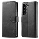 Lc.Imeeke Samsung Galaxy Z Fold 6 -suojakuori korttipaikalla, jalustatoiminnolla, musta