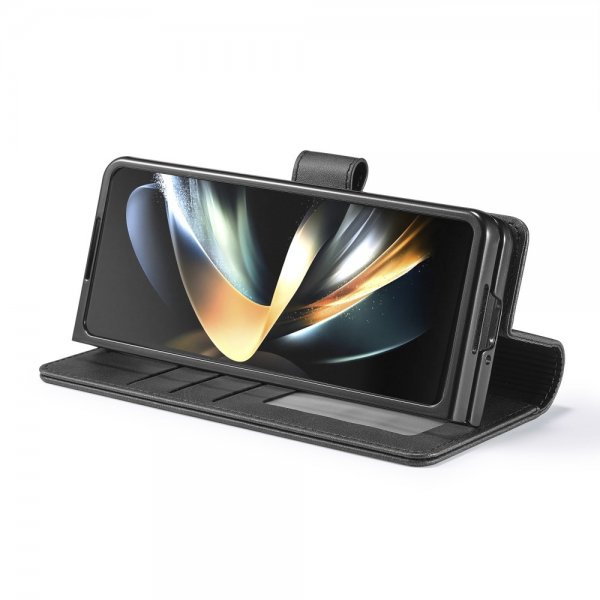 Lc.Imeeke Samsung Galaxy Z Fold 6 -suojakuori korttipaikalla, jalustatoiminnolla, musta