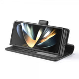Lc.Imeeke Samsung Galaxy Z Fold 6 -suojakuori korttipaikalla, jalustatoiminnolla, musta