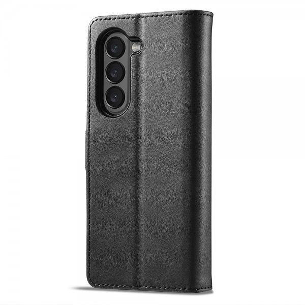 Lc.Imeeke Samsung Galaxy Z Fold 6 -suojakuori korttipaikalla, jalustatoiminnolla, musta