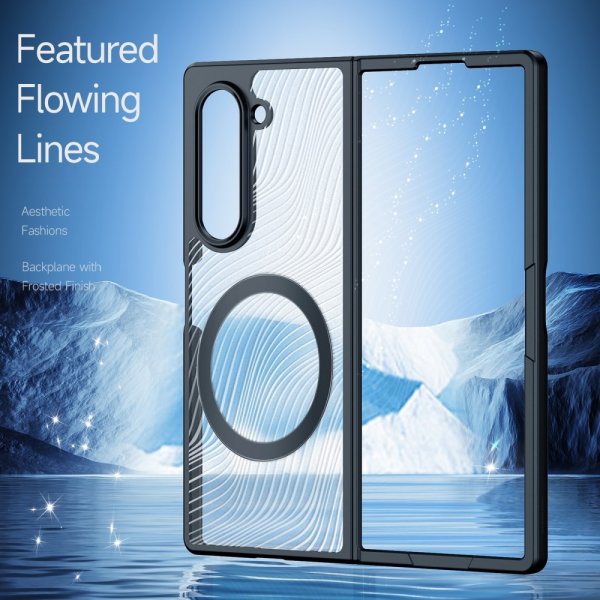 Dux Ducis Samsung Galaxy Z Fold 6 Kuori Aimo Series MagSafe Musta