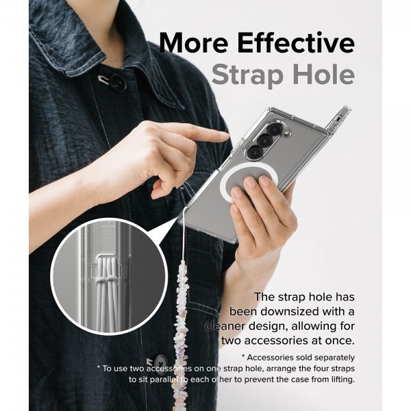 Ringke Samsung Galaxy Z Fold 6 Kuori Fusion Magnetic Läpinäkyvä