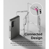 Ringke Samsung Galaxy Z Fold 6 -suojakuori, Fusion, läpinäkyvä