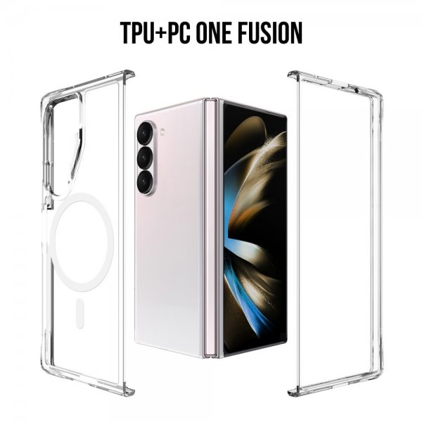 Samsung Galaxy Z Fold 6 Kuori MagSafe Läpinäkyvä
