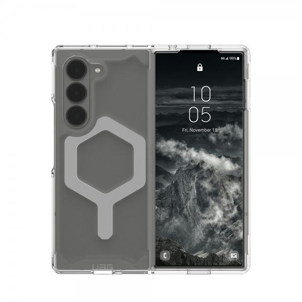 Urban Armor Gear (UAG) Samsung Galaxy Z Fold 6 Kuori Plyo Pro MagSafe Ice/Silver