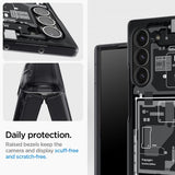 Spigen Samsung Galaxy Z Fold 6 Ultra Hybrid Pro Zero One musta suojakuori