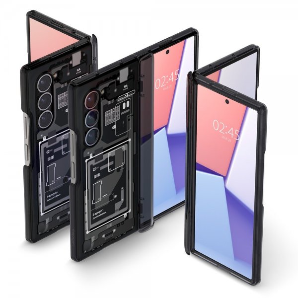 Spigen Samsung Galaxy Z Fold 6 Ultra Hybrid Pro Zero One musta suojakuori