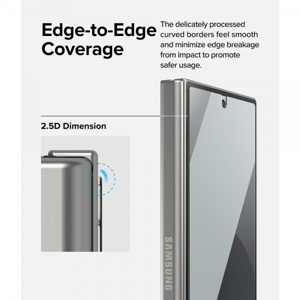 Ringke Samsung Galaxy Z Fold 6 Näytönsuoja Suojalasi 2 kpl:n pakkaus