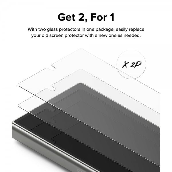 Ringke Samsung Galaxy Z Fold 6 Näytönsuoja Suojalasi 2 kpl:n pakkaus