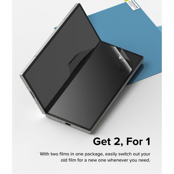 Ringke Samsung Galaxy Z Fold 6 -näytönsuoja Dual Easy Film 2-pakkaus