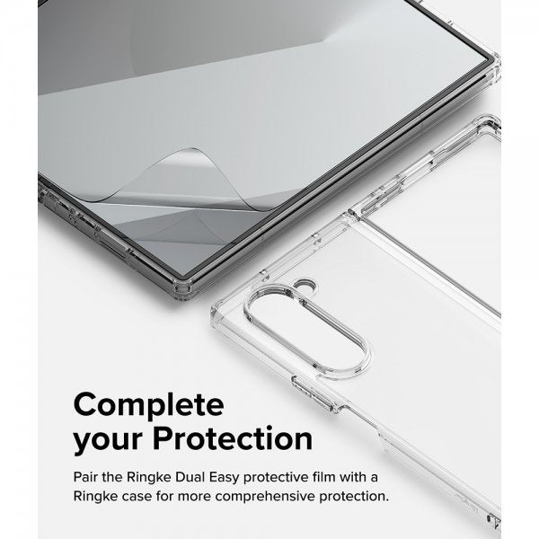 Ringke Samsung Galaxy Z Fold 6 -näytönsuoja Dual Easy Film 2-pakkaus