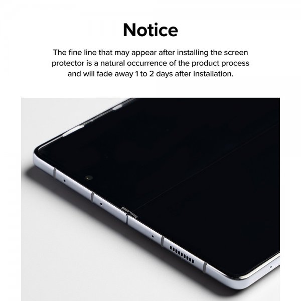 Ringke Samsung Galaxy Z Fold 6 -näytönsuoja Dual Easy Film 2-pakkaus