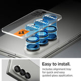 Spigen Samsung Galaxy Z Fold 7 Kameransuojus GLAS.tR EZ Fit Optik Pro 2-pakkaus Musta