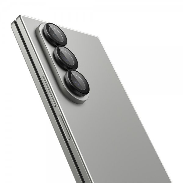 Spigen Samsung Galaxy Z Fold 7 Kameransuojus GLAS.tR EZ Fit Optik Pro 2-pakkaus Musta