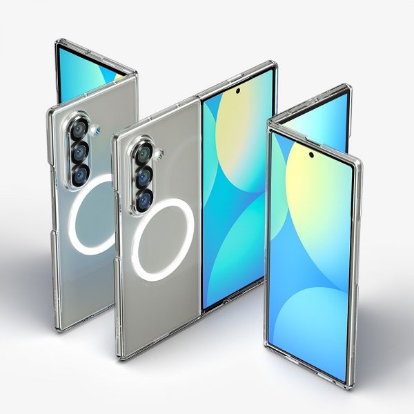 Spigen Samsung Galaxy Z Fold 7 Kuori Air Skin MagFit Kirkas Valkoinen