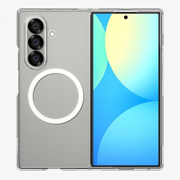 Spigen Samsung Galaxy Z Fold 7 Kuori Air Skin MagFit Kirkas Valkoinen